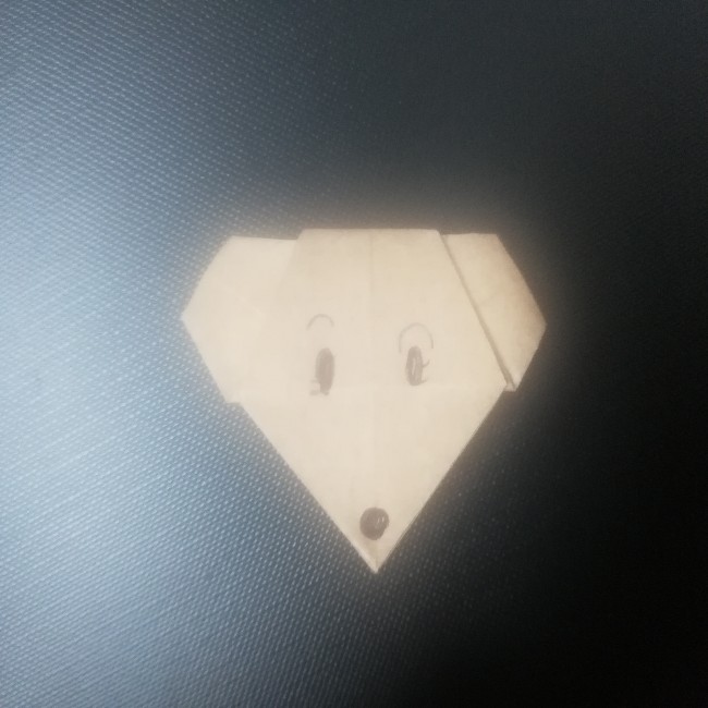 ねずみの折り紙は難しい 干支のネズミ 顔だけ簡単な折り方を図解で紹介 All How To Make お役立ちサイト